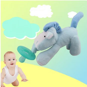

Child Food Grade Silicone Nursing Nipple Newborns Cartoon Plush Toys Dummy Nipple Soother Toddlers Silicone Pacifier Orthodontic