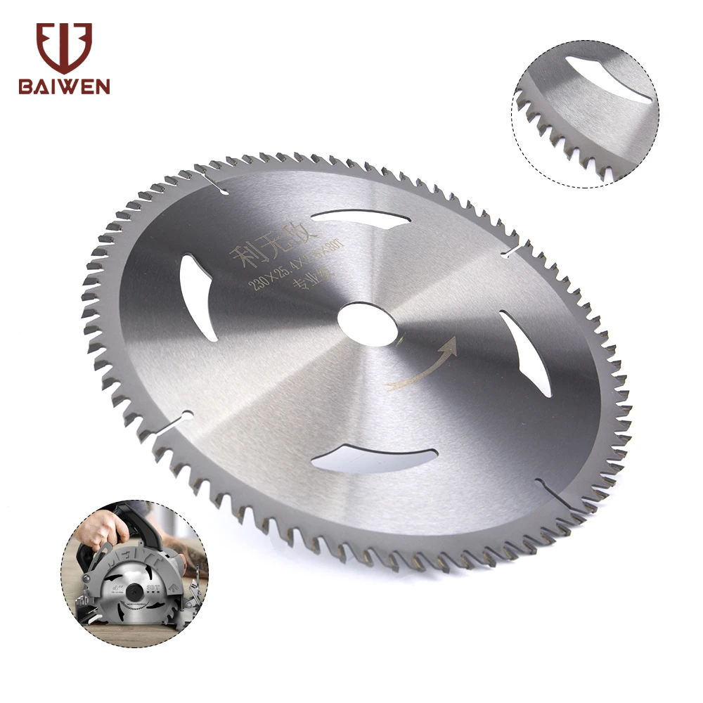 

1Pac 230mm Wood Saw Blade Disc general wood cutting Alloy Steel Circular Sawing Blade for Grinder Cutter 40T-100T