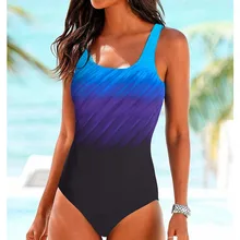 Полосатый Push Up обувь для девочек одна деталь Купальник Лето Печатных Мягкий Купальники малышек пикантные для женщин Монокини, женский купальный костюм De Bain Femme дропшиппинг 2