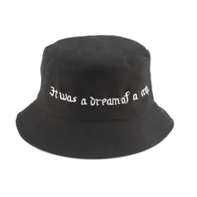 Новая модная летняя рыболовная шляпа с вышитыми буквами с двух сторон, головные уборы для мужчин и женщин шляпа сомбреро pescador