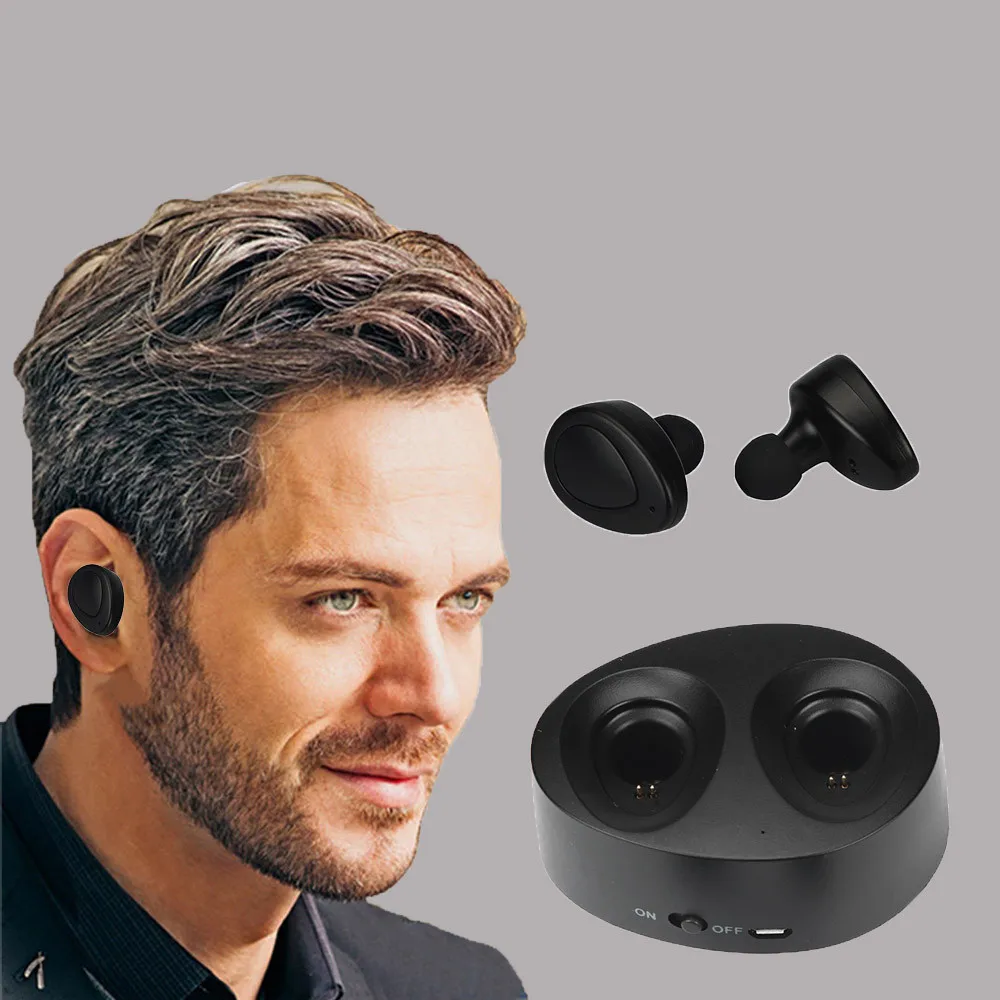 

New Music Portable Light Microphone Sports Bluetooth 4.1 Mini In-Ear Wireless Sport Earbuds Headset Stereo Earphone Handsfree