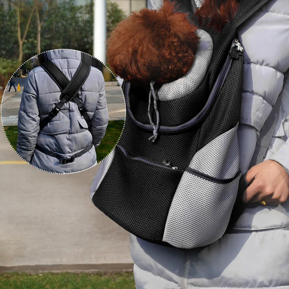 Pet Backpack Carrier Dog Bags Breathable Outdoor Travel
