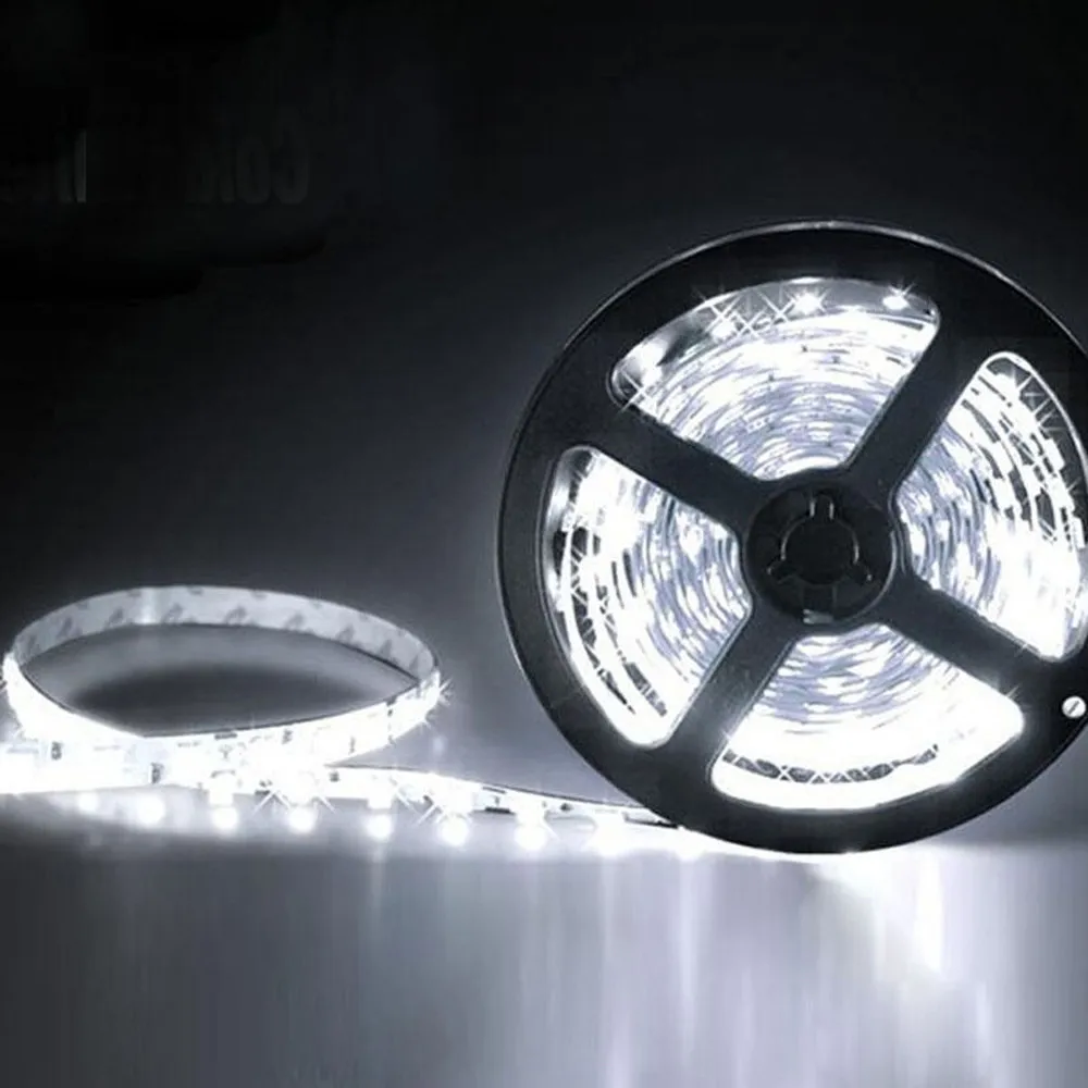 

5M RGB Flexible 3528 Waterproof LED Strip Lighs 300LEDs 60LEDs/M diode tape 24W AC/DC 12V 2A Power Supply Adaptor AU EU US Plug