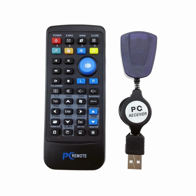 

1pcs Wireless PC Remote Control Media Center USB Controller Fly Mouse Remotes for Windows 7 8 10 Vista XP