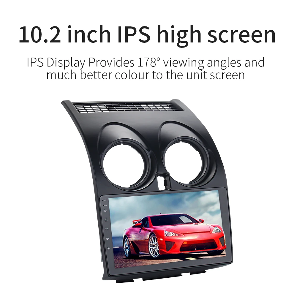 Top 9" Android 9.0 Car Radio for Nissan Qashqai Multimedia 2008 2009 2010 2011 2012 2013 2014 4G 32G Steering Wheel Contorl BT 2