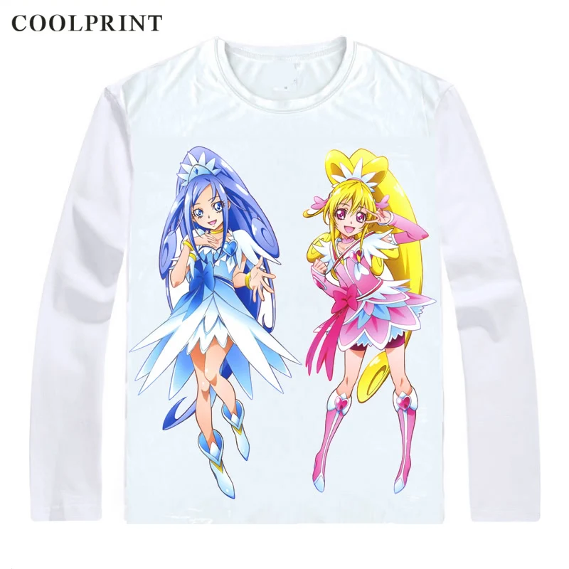 Doki Precure Dokidoki футболка волшебная девушка аниме пользовательская повседневные