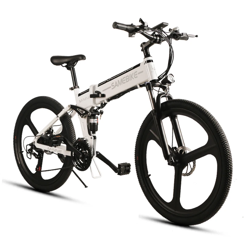 Excellent Samebike Cycling Electric Bike 21 Speed 10AH 48V 350W /  500w E Bike Electric MTB Bike Motor Foldable EBike Electric Bicycle 6