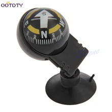 Карманная шаровая панель управления с креплением навигационный Компас для автомобиля Лодка Грузовик всасывающий черный