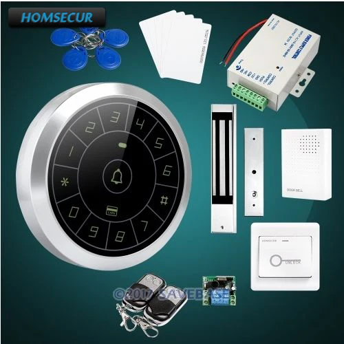 

HOMSECUR Stylish Round Door Lock ID Access Control System With 280KG Magnetic Lock