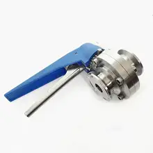 Fit 76 мм трубы диаметром x " Три зажим санитарный выжать триггера потока Управление клапан SUS 304 нержавеющей пивоварения