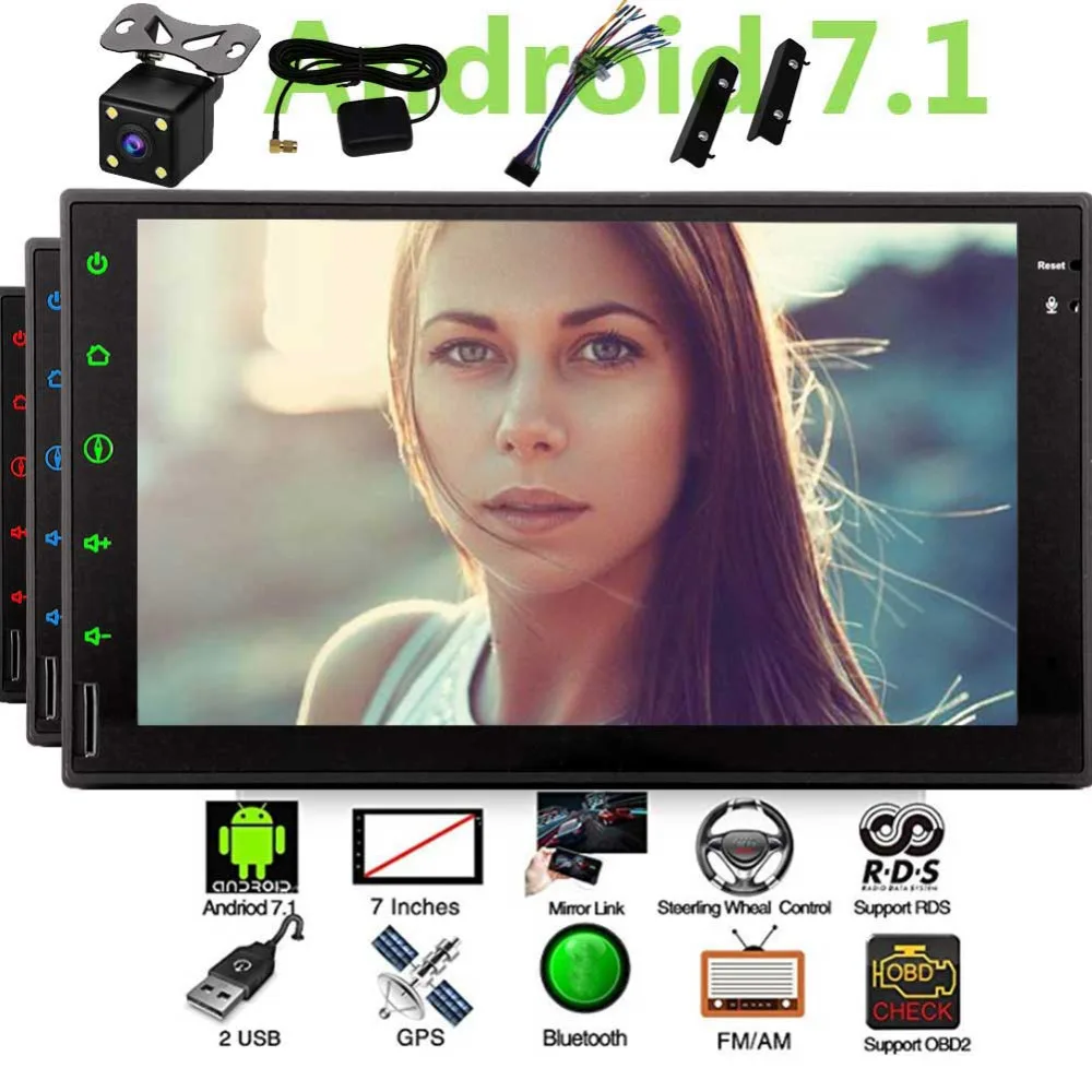 

Android 7.1 Car Radio Stereo Bluetooth Player with Octa Core 7 Inch Touch Screen 2 Din GPS Navigation Stereo Radio Multimedia