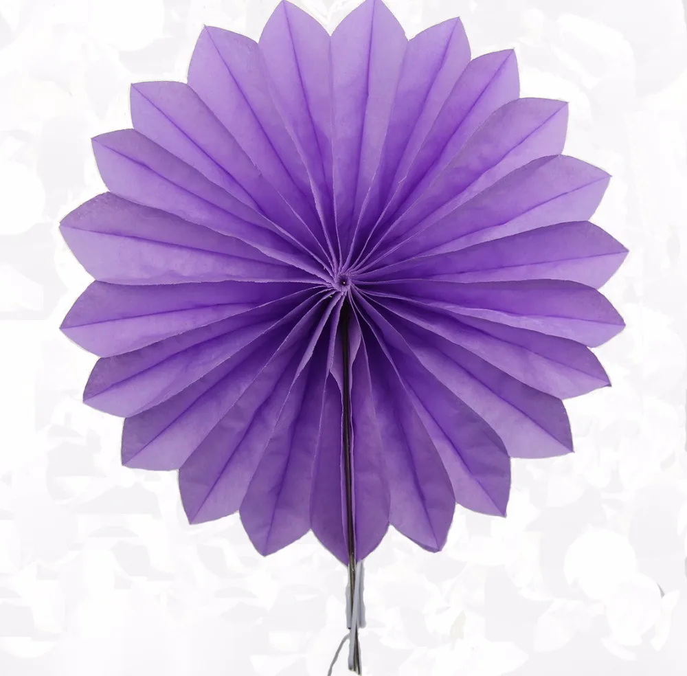 FANLUS Valentine's Day Decoration 20cm Paper Wheel Fans Pom Poms Flowers for Bridal Shower Wedding Anniversary Birthday Party  (24)