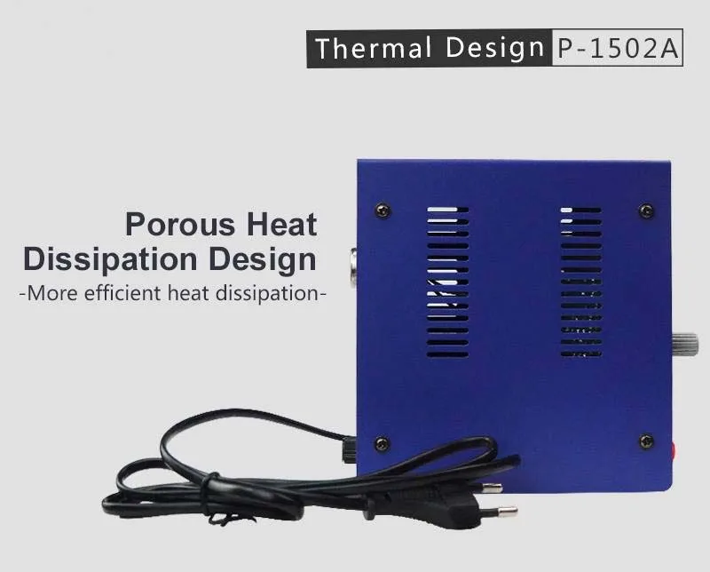 Jyrkior P-1502A Регулируемый мини-переключатель DC источник питания Выход DC 0-15 в 0-3A AC220-240V для мобильного телефона