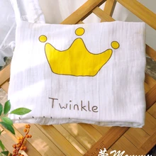 Лето Муслин Хлопок 2 слоя детское полотенце новорожденных одеяло детское пеленать новорожденного обертывание 110x110 см