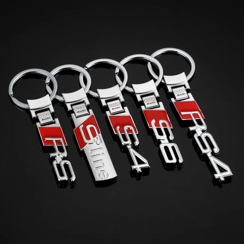 

Hot fashion sine RS RS4 S4 S6 series car standard metal keychain A59