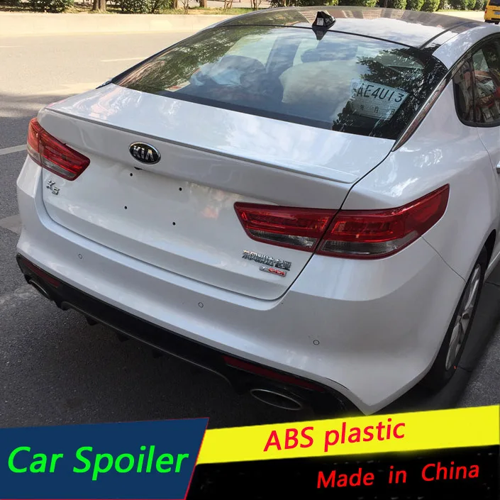 For Kia Optima K5 Spoiler 2016 2017 18 ABS Material Car Rear Wing