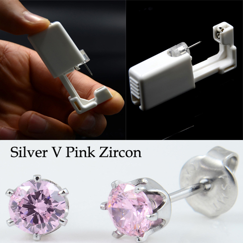 Disposable Device Machine Tools Piercing NO PAIN Safety Sterlised Easy Ear Piercer Sterile Bezel Dasiy Flower Ear Stud