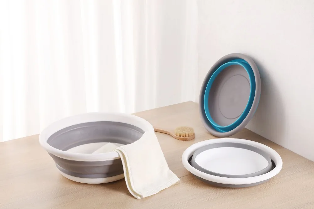 Folding washbasin diameter32CM Collapsible Portable Basin Pot Camping