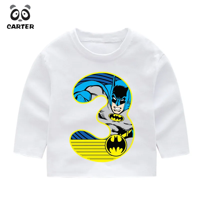 От 2 до 14 лет Детские футболки с длинными рукавами для малышей изображением