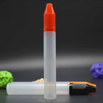 

Hot liquid Bottle 15ml E Liquid Plastic Empty Pen Bottle 15 ml with Colorful Childproof Cap 15ml Squeeze Bottles Russian