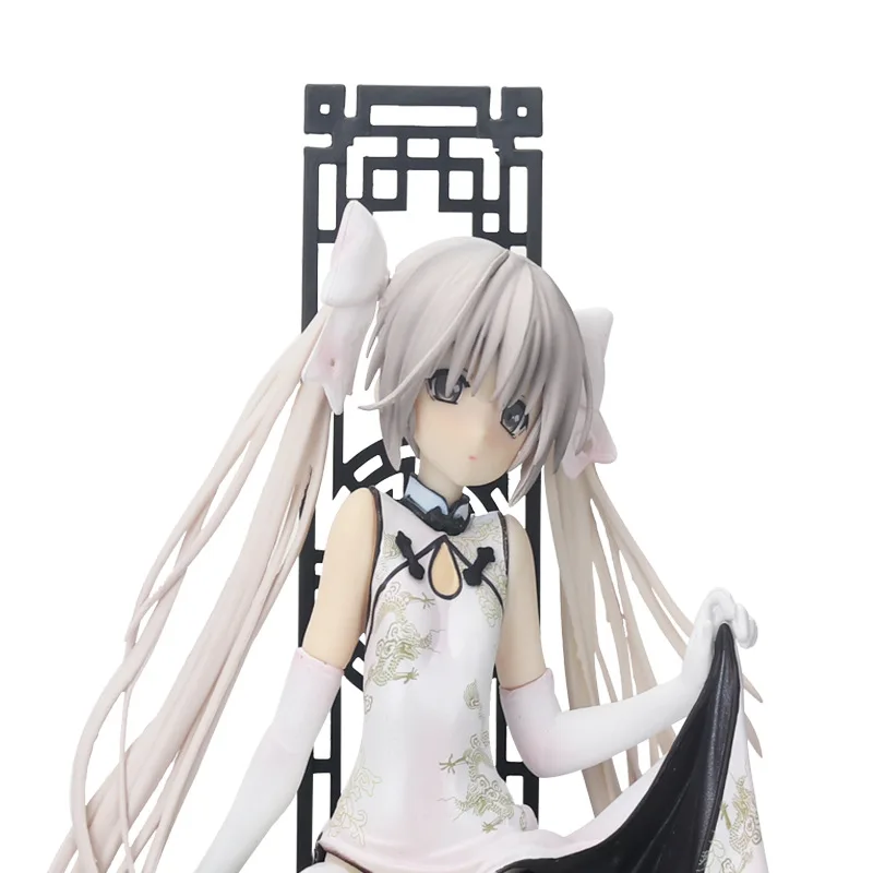 22cm Adult Love JP Anime Game Black Silk Dress Yosuga no Sora Kasugano Sora Sexy PVC Action Figure Collectible Toy Free Shipping (5)