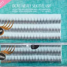 10 шт. oem и odm Лидер продаж шелк 0.10 толщина все размеры Объем поклонников Flare Наращивание ресниц