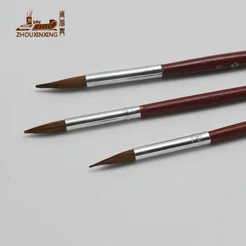 

3pcs/Set Painting Brush Oil Paint Horsehair Gouache Water Color Painting Brush Acrylics Drawing Art for Supplies Stationery