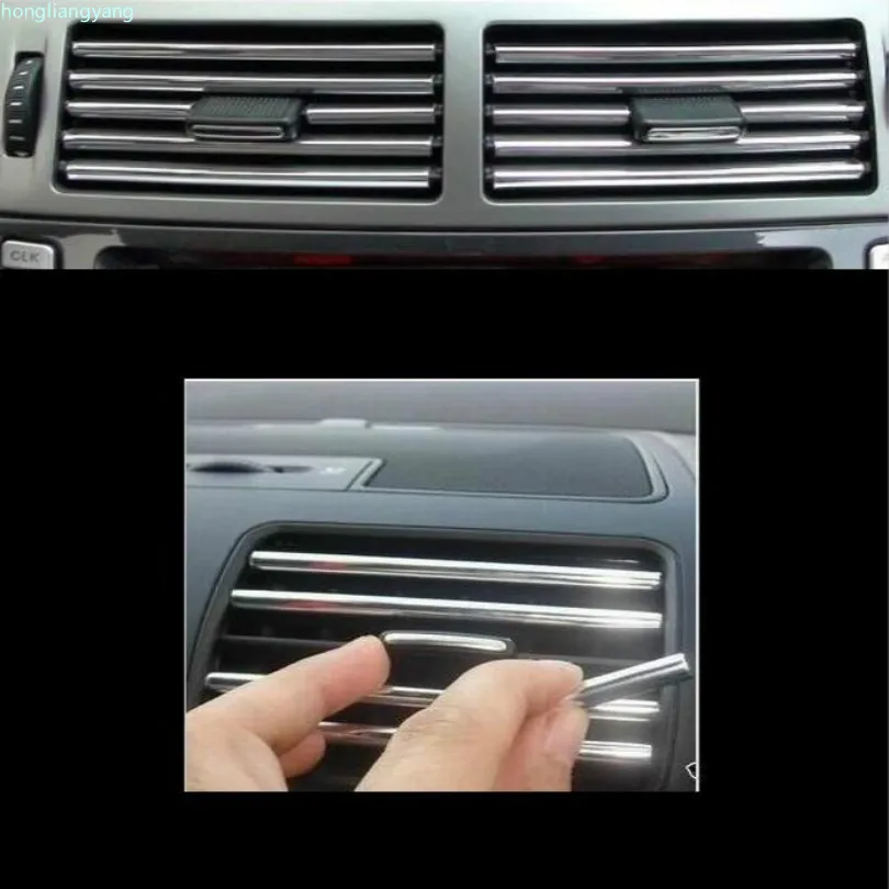 

universal Highlight car Chrome decoration with Strong glue Air outlet 15M/LOT free shipping
