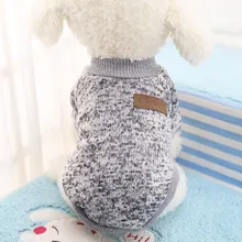 Classic Warm Dog Clothes Puppy Outfit Pet Cat Jacket Coat Winter Soft Sweater Clothing For Small Dogs Chihuahua XS-2XL
