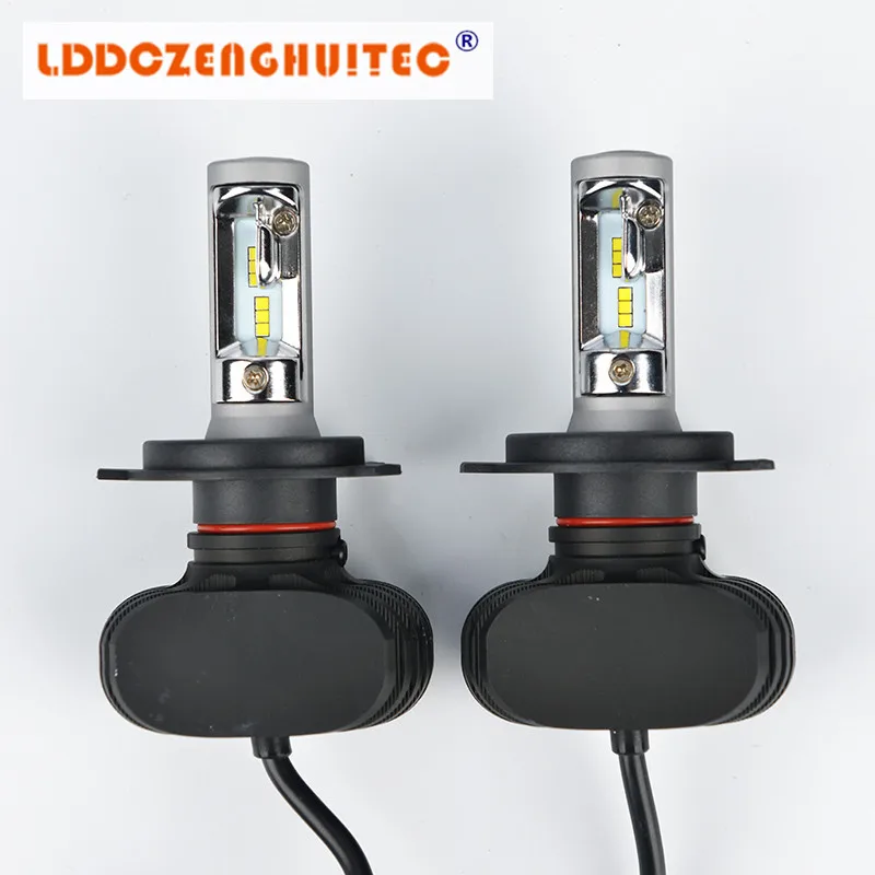 

LDDCZENGHUITEC H4 CSP LED H7 H11 Car Headlight Conversion Kit Hi-Lo Single Beam 50W 8000LM 6500K Fog Lamp Bulb for AUDI /TOYATO