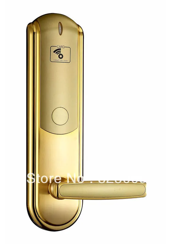 factory price zinc alloy hotel card key lock system electric hotel lock