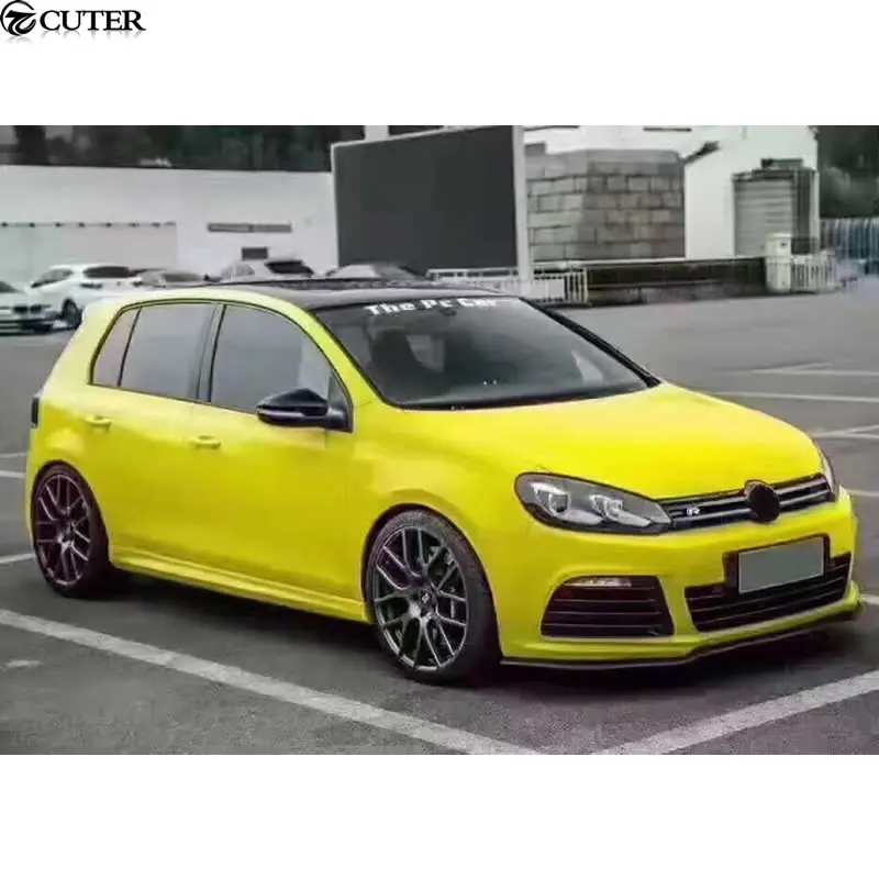 Golf 6 R20 PP неокрашенные комплекты кузова переднего бампера заднего бампера боковые юбки для Volkswagen VW Golf 6 MK6 R20