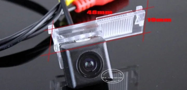 Liislee Car Parking Rear View Camera For Peugeot 301 2012 2013  Reverse Back Up Camera  HD CCD  License Plate Light size