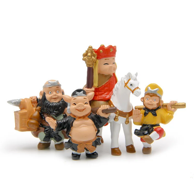 

4 pcs/set Journey To The West Sun Wukong The Monkey King Animiation Action Figure Doll House Birthday Christmas Gifts Kids Toys
