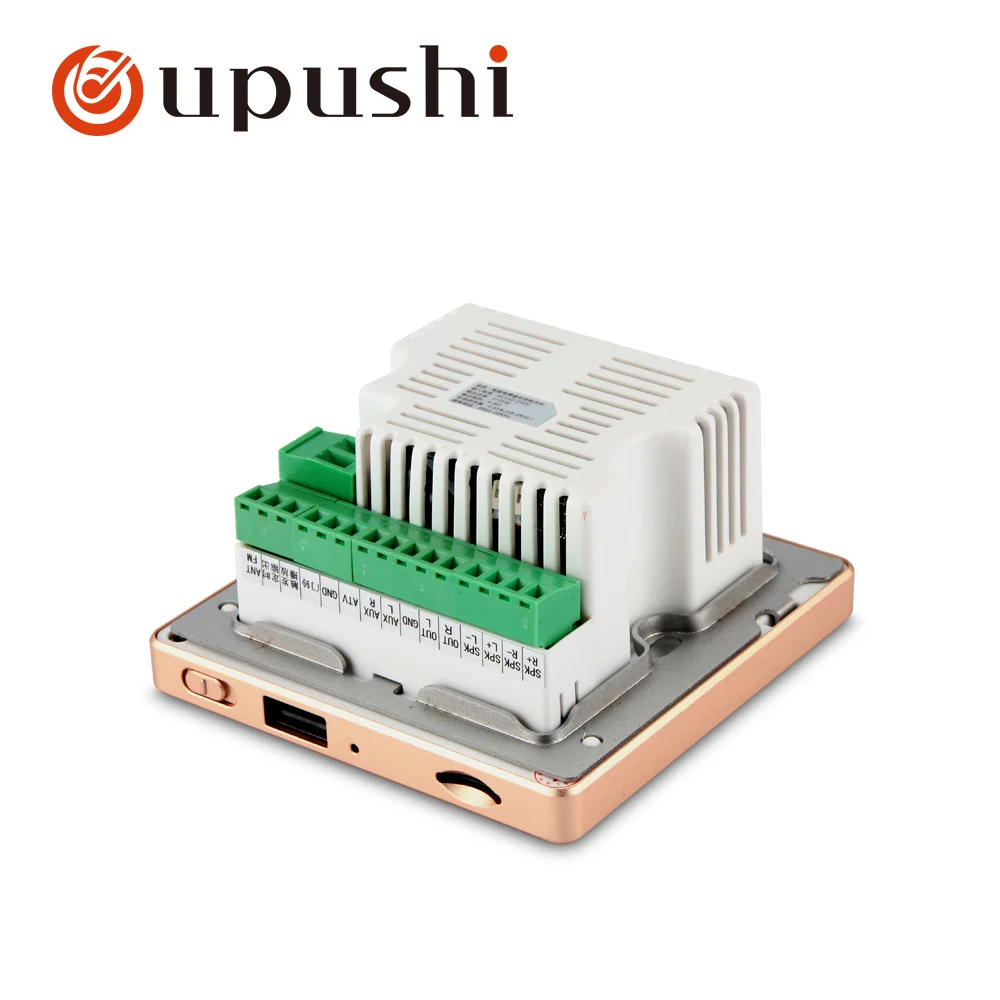  2.8 inch bluetooth wall controller oupushi smart home audio system 2*25 watt wall amplifier 8ohm in - 33016298021