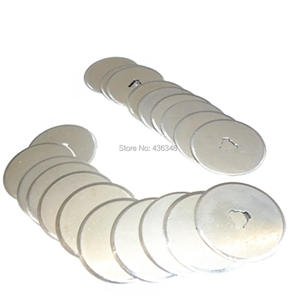 

20pcs Rotary Cutter Blades 28mm Cut Circular Blade Patchwork Fabric Leather Craft Quilters Sewing Quilting Paper Cutting Craft