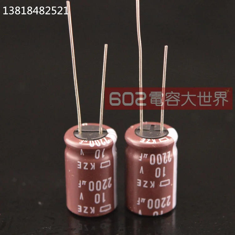 

2020 hot sale 20PCS/50PCS Original from Japan NIPPON electrolytic capacitor 10V2200uf 10v KZE 105 degrees 12*20 Free shipping