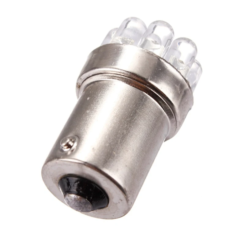 Excellent Quality BA15S 1156 9 LED Car Auto Light Source Tail Brake Turn Signal Parking Bulbs Lamp P21W Amber Yellow White DC12V