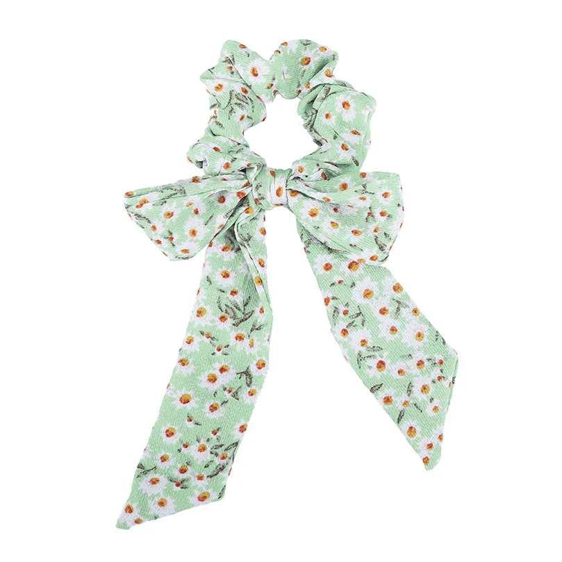 Murah Awaytr Baru Beludru Scrunchies Elastis Rambut Band Busur Rambut Tali Rambut Gadis Rambut Dasi Wanita Rambut Aksesoris Women Head Band