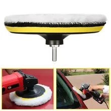 7 шт. Автомобильная Губка для полировки, набор полировки, восковая Накладка для полировки автомобиля, буферная дрель, адаптер, полировщик колеса# Zer