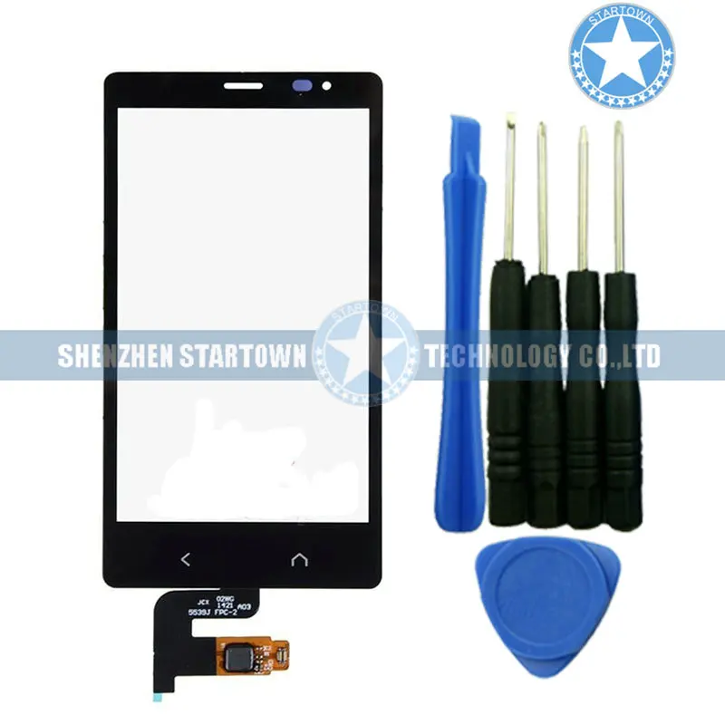 

Black Touch Screen Glass Digitizer for Nokia X2 Dual Sim X2DS RM-1013 (Not include LCD) Replacement Spare parts with tools