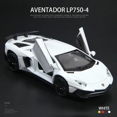 LP770 LP750 1:32 Automobili автомобиль сплава спортивный автомобиль литья под давлением отступить модель звук свет автомобиль подъема Хвост Горячие колеса для детей - Цвет: lp750-1