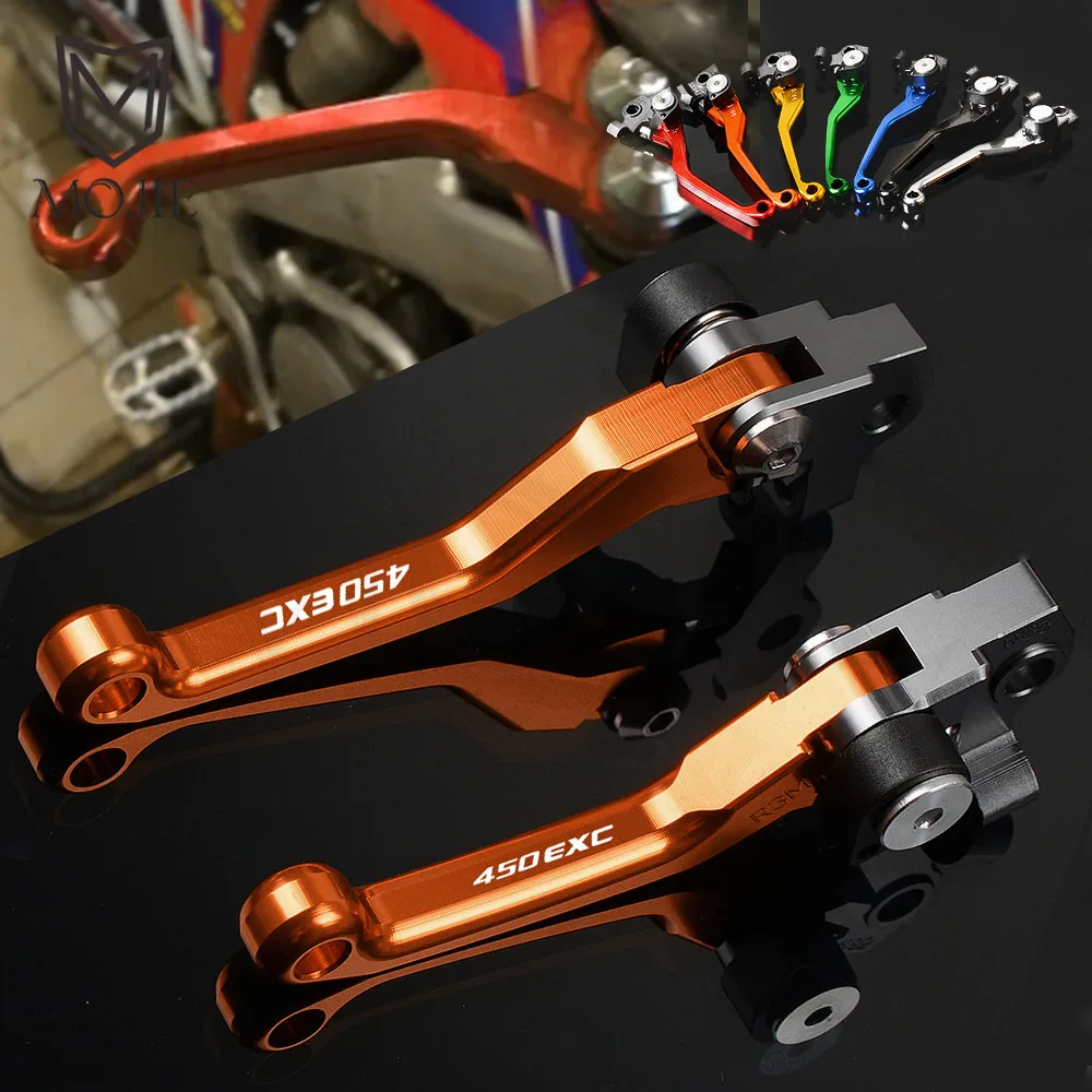 

For KTM 450EXC 450 EXC (SIX DAYS) 2005-2006 2007-2013 2014-2018 Motocross CNC Pivot Brake Clutch Levers Dirt Bike Motorcycle