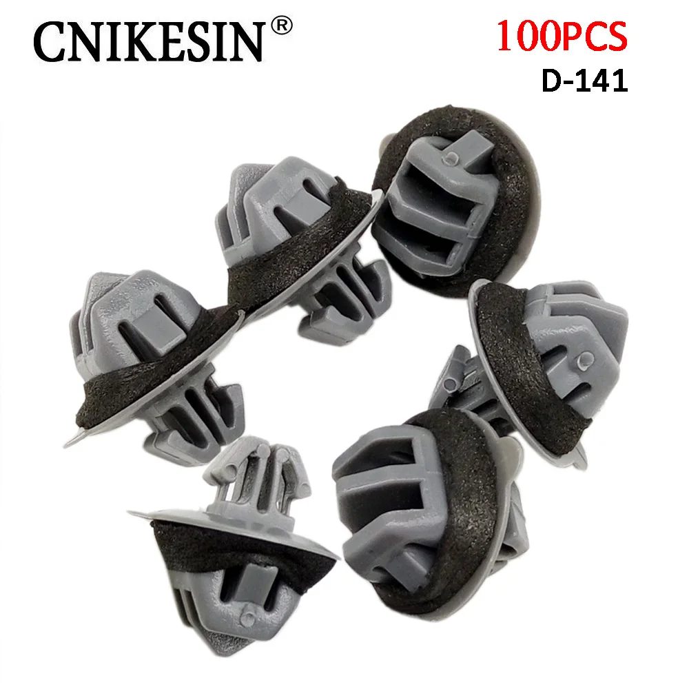 

CNIKESIN D141 100PCS Auto Fender Lining Clip for Toyoda Crown RAV4 Reiz Car Body Trim Plastic Fixed Fastener Clips Car Styling