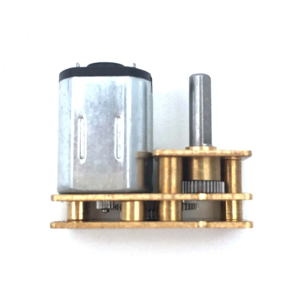 Micro eléctrico, velocidad de Motor DC 12 V 60/100/150/200/300/400/500 rpm N20 reductor de engranajes Motor para coche Robot engranaje de reducción Motor