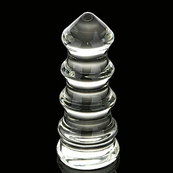 Glass Big Anal Beads Large Butt Plug Fetish Butt Plug Sex Product For Men women Anal