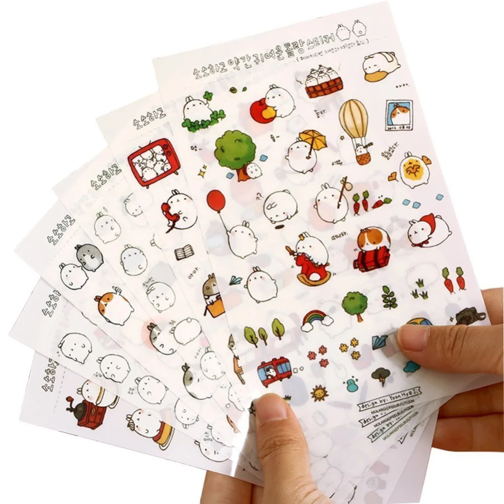 70 pcs/1 lot Kawaii Scrapbooking stickers Romantic Sweet Planner