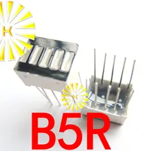 50 шт. x 5 сегментный красный зеленый синий цифровая трубка бар 10*12,5 мм модуль дисплея B5R B5BB B5G