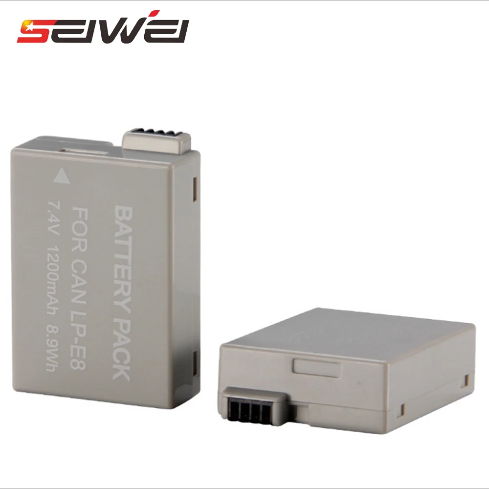 Аккумулятор для цифровой камеры 1200 мАч LPE8 LP E8 + зарядное устройство USB Canon EOS 550D 600D