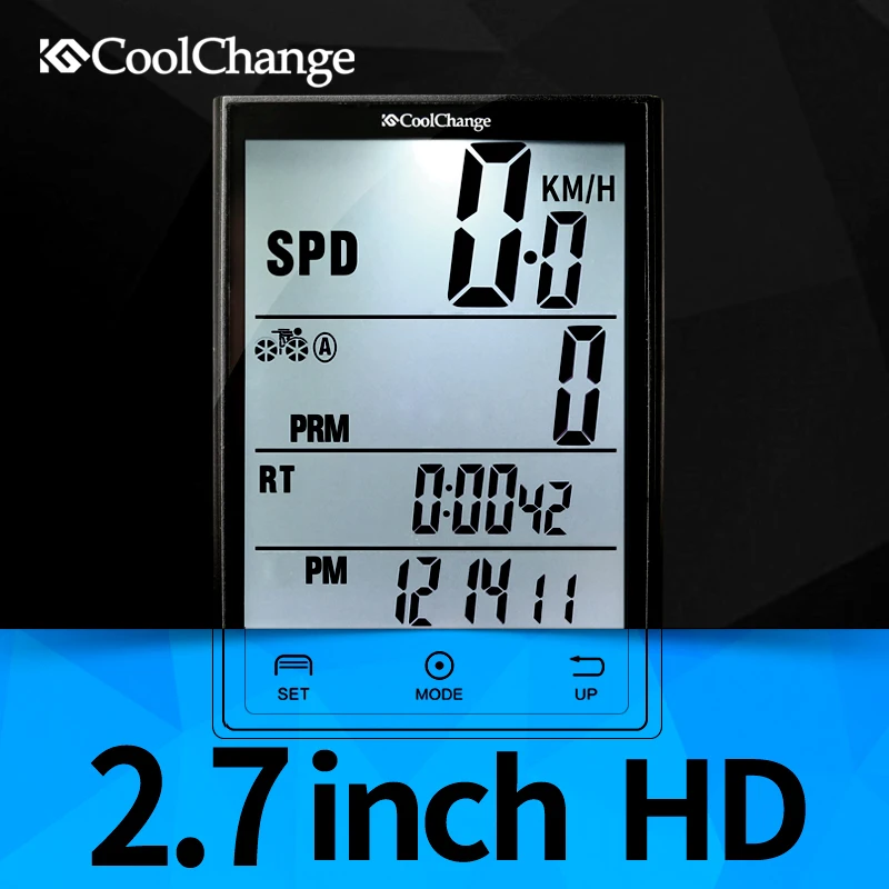 

Wireless Bike Computer Bicycle Speedometer Odometer Rainproof Cycling Computer Bike Measurable temperature Stopwatch